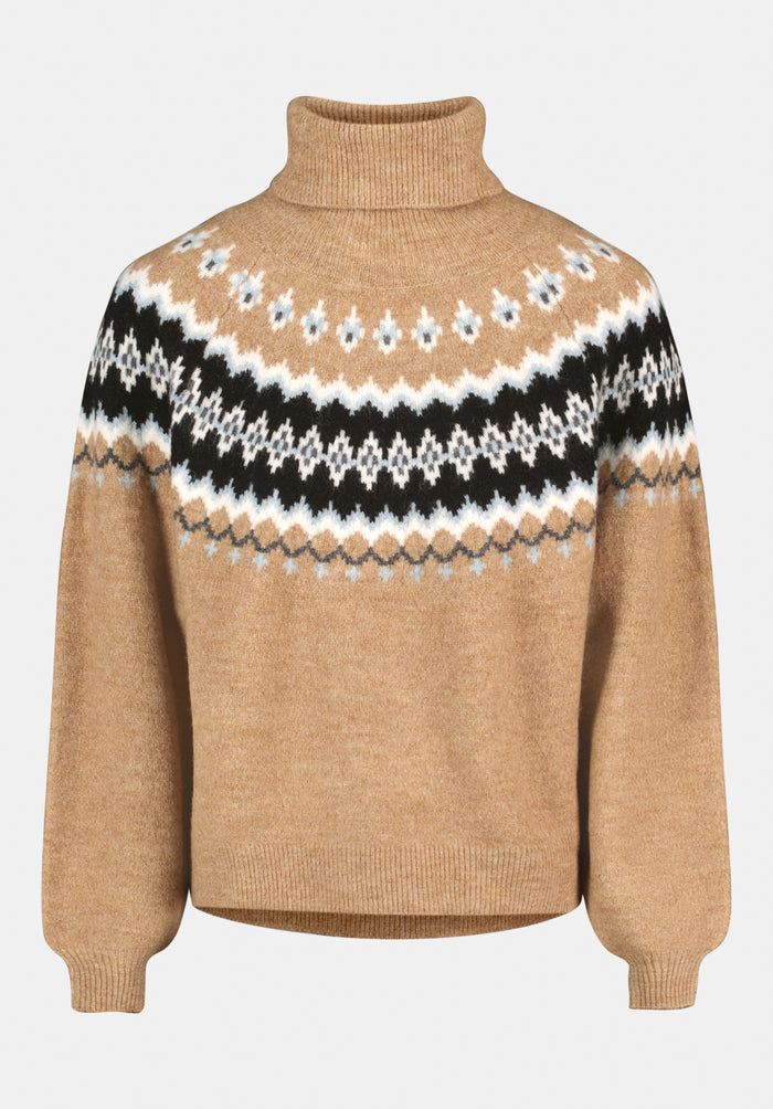 Buffalo Women Sweaters Beige Knit Sweaters Relaxed Fit