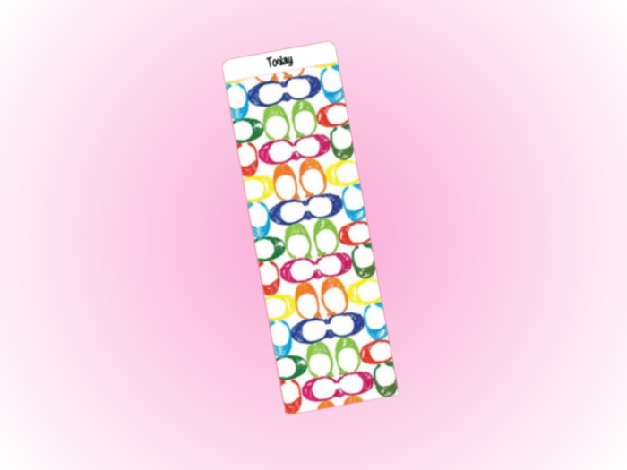 Binder Bookmark | A5 Rings | Multi Colored Coach