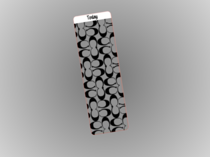Binder Bookmark | A6 Rings | Black Coach