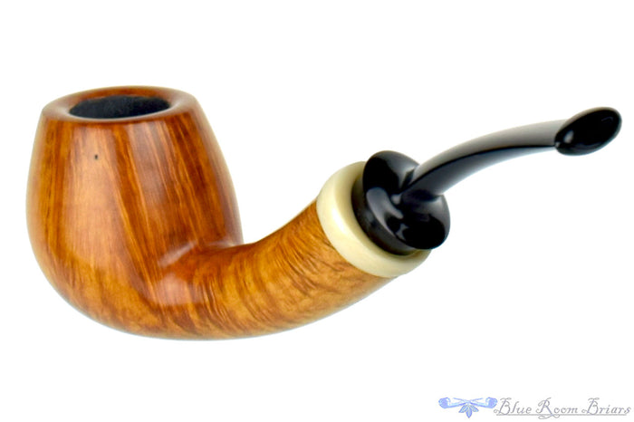 Charl Goussard Pipe Tear Drop Apple with Faux Ivory at Blue Room Briars