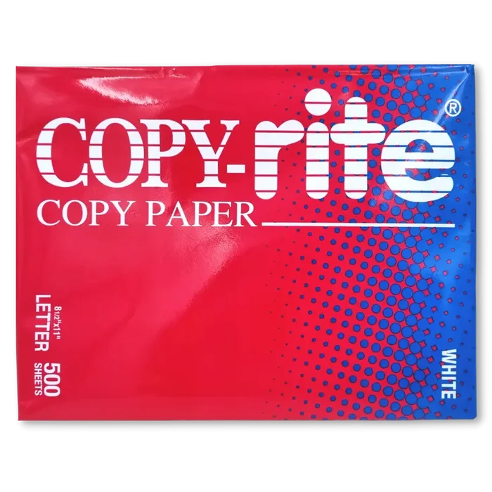 Copy-Rite, Copy Paper, Legal Size (500 Sheet) - 78215101304 Pie's Variety Store