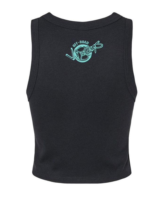 Dirt Tracks Cropped Micro Rib Tank