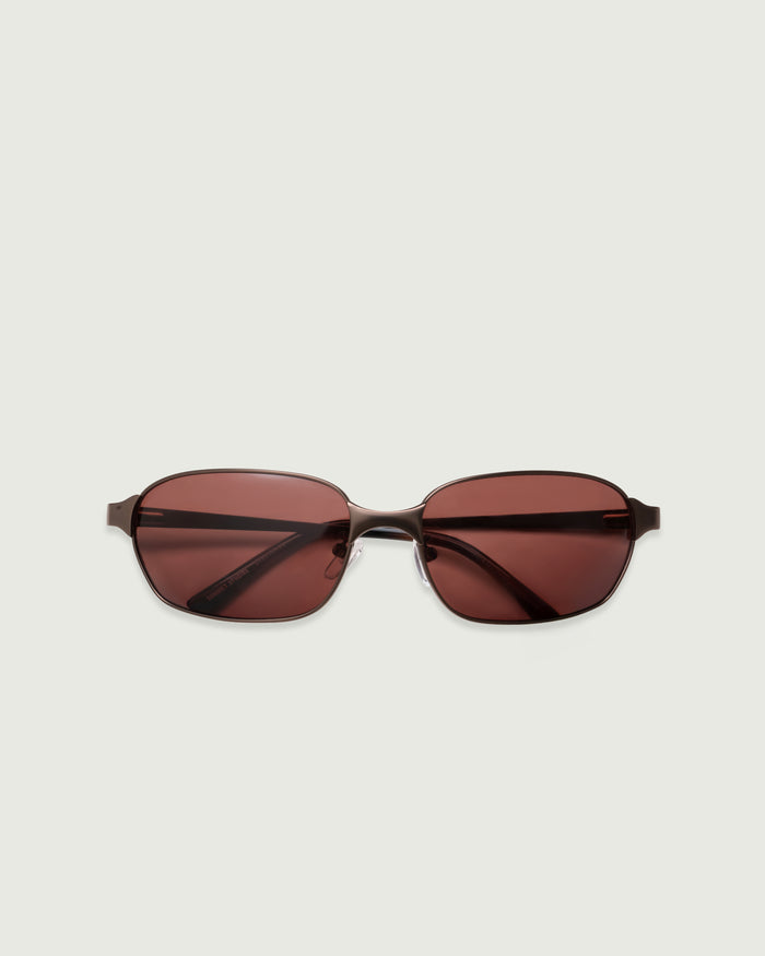 Umber::Hunter Sunglasses rectangle Brown metal top