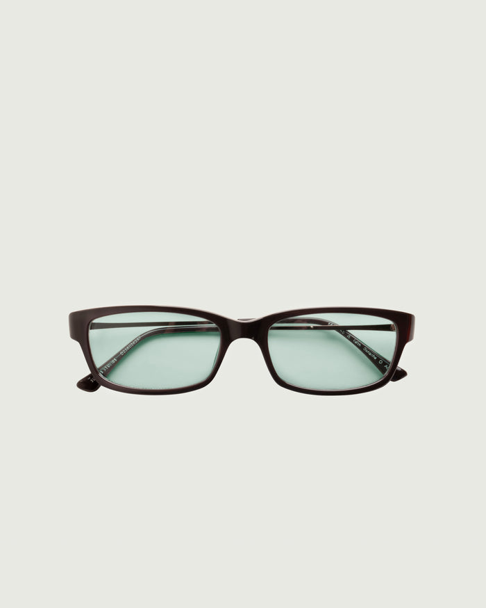 Ganache::Keith Sunglasses rectangle Brown recycled polyester top