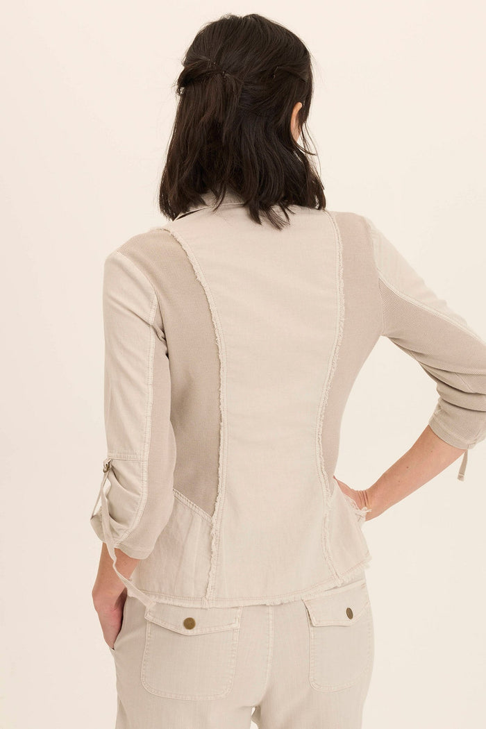 Wearables Linen Raphael Distressed Blazer