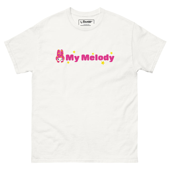 My Melody Starstruck Logo Tee Apparel Printful White S