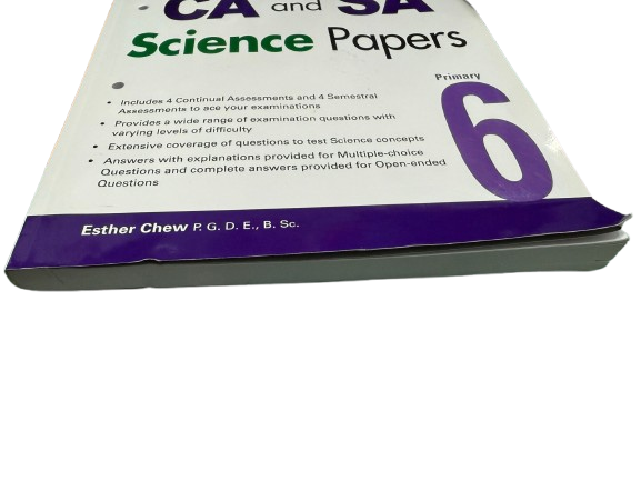 New CA And SA Science Papers: Primary 6(Top Slightly Damaged)