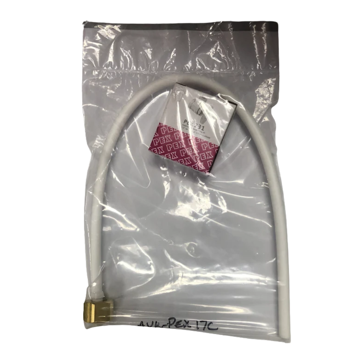 PEX ANGLE VALVE KIT WITH NUTS AND TUBE-90° angle shut-off valve, compression nuts, and supply tube-AVK-PEX17C MEGA