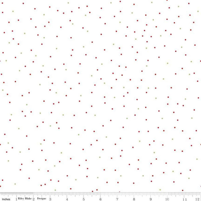 Pin Dot- Christmas 3 Yd Cut
