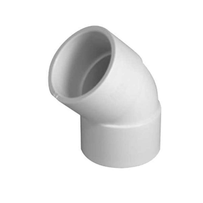 PVC Pressure Plain Elbow 50mm x 45D