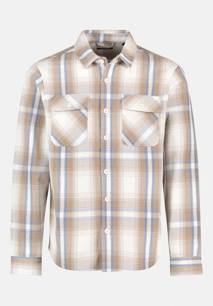 Buffalo Men Shirts White Woven Woven Long Sleeve Relaxed Fit Long Sleeve