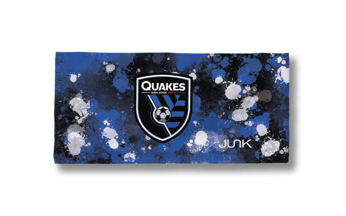 San Jose Earthquakes: Splatter Big Bang Lite Headband - View 3