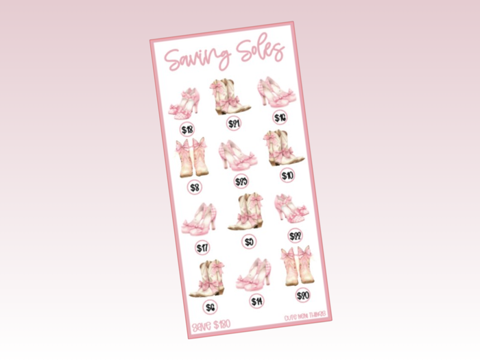 Saving Soles | Savings Insert or Cash Envelope | Coquette | 150
