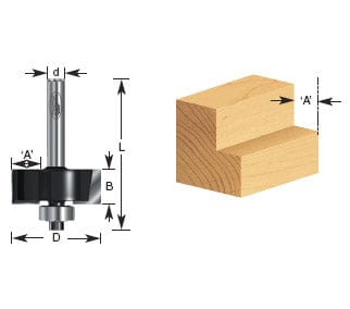TIMBERLINE ROUTER BIT 260-14 MEGA