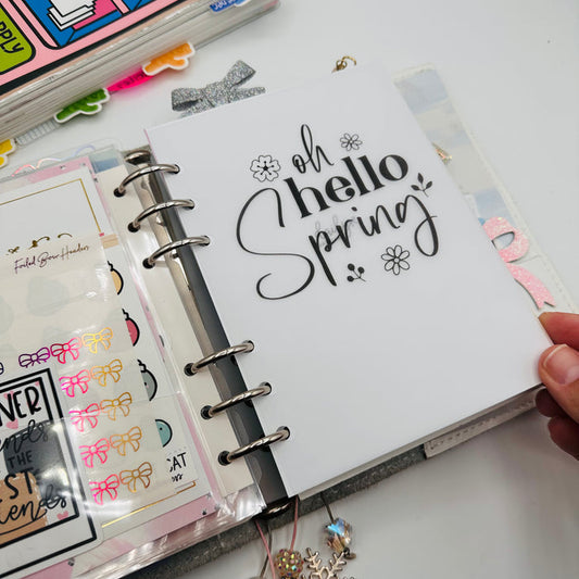 Oh Hello Spring Vellum Dashboard