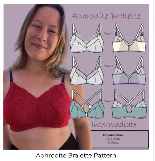 Aphrodite Bralette Kit with Panty Option - “Bralettes and Bottoms”