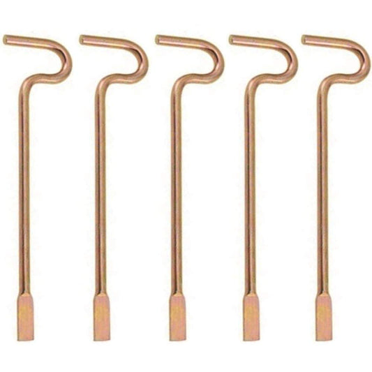 Bedroom/Bathroom Door Emergency Keys Compatible with Kwikset Interior Levers and Knobs (5) Non Applicable