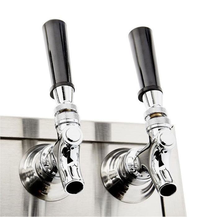 Bev Rite Stainless Steel 4 Faucets Draft Beer Kegerator T Tower