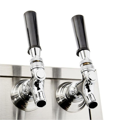 Bev Rite Stainless Steel 4 Faucets Draft Beer Kegerator T Tower