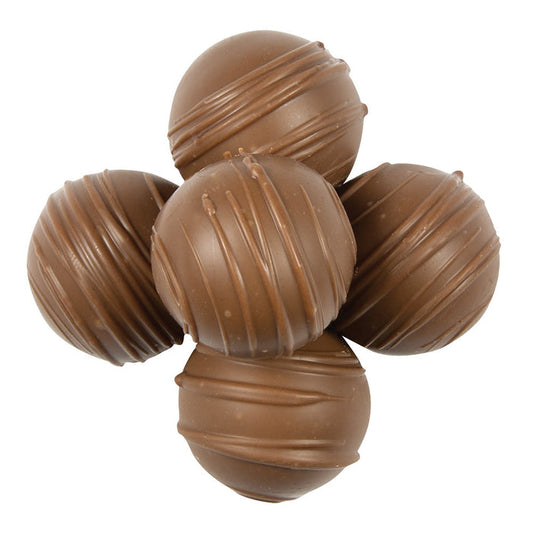 BIRNN Bite Size Milk Chocolate Champagne Truffle Candy - 5 LB