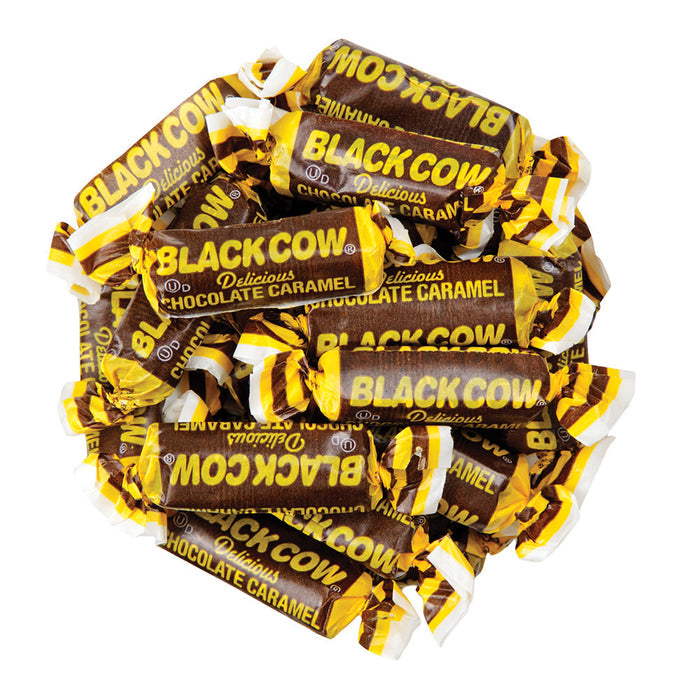 Black Cow Bite Size Candy - 15lb Bulk