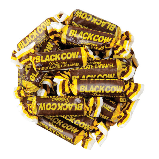 Black Cow Bite Size Candy - 15lb Bulk