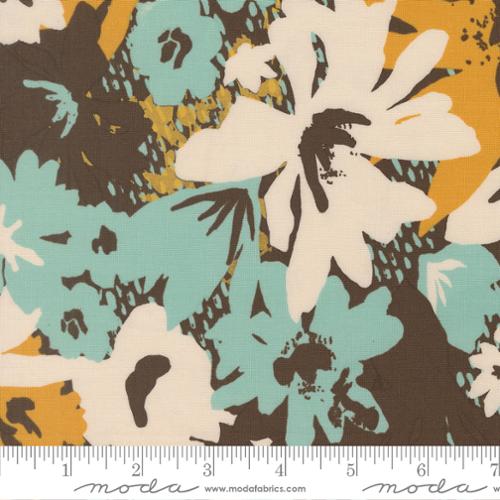 Boho Haven Floral Image- Walnut 1 Yard Cut