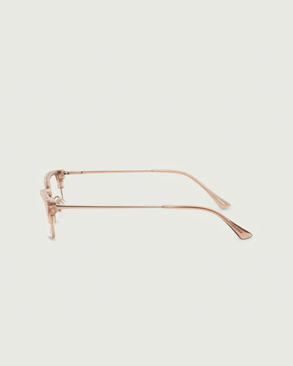 Sesame::Carson Eyeglasses rectangle Brown castor seed side