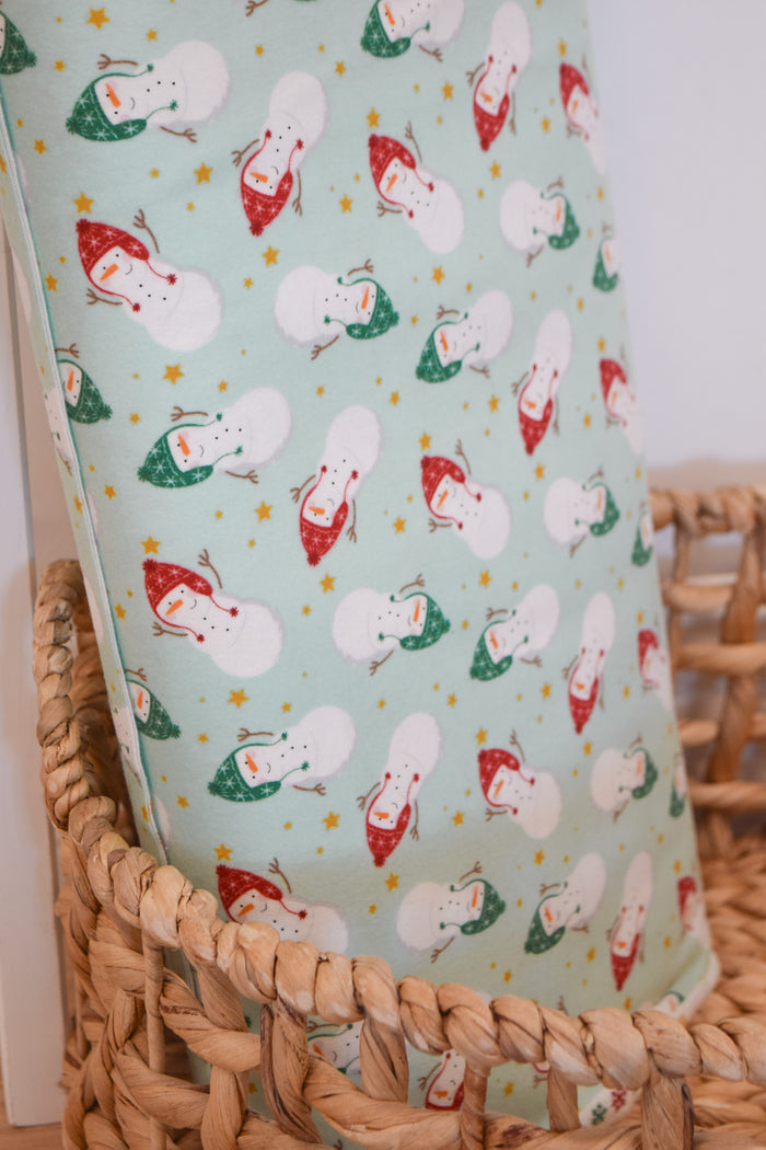 Christmas Flannel Disappearing 9-Patch Backing Fabric