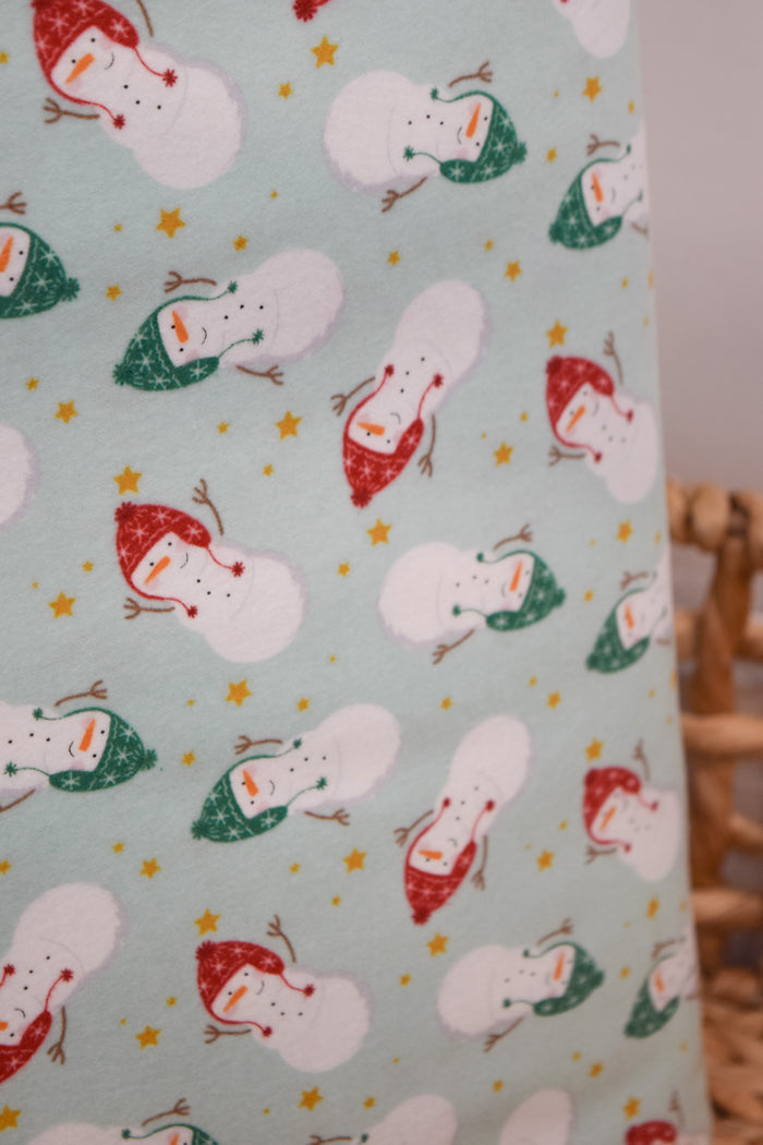 Christmas Flannel Disappearing 9-Patch Backing Fabric