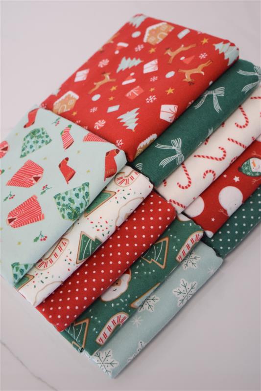 Christmas Flannel Disappearing 9-Patch Fabric Kit