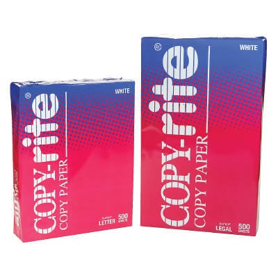 Copy-Rite, Copy Paper, Legal Size (500 Sheet) - 78215101304 Pie's Variety Store