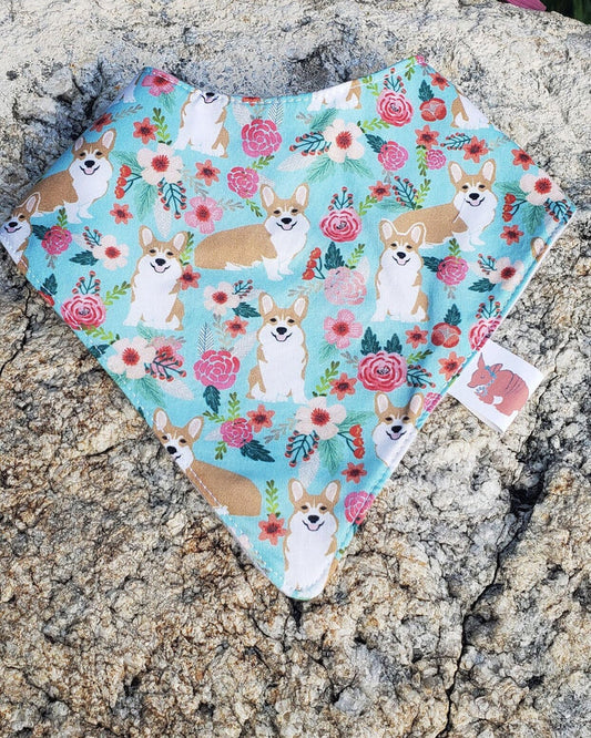 Corgi Bandana Bib