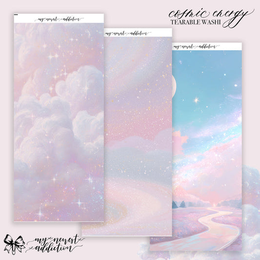 Cosmic Energy Tearable Washi