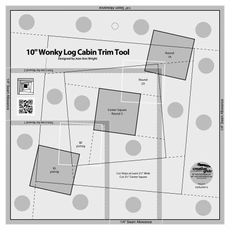 Creative Grids Wonky Log Cabin Trim Tool 10in