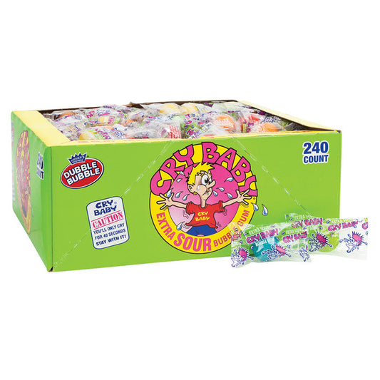 Cry Baby Sour Gumballs Candy - 240 Count