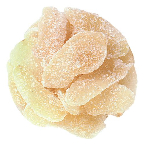 Crystallized Sliced Ginger Candy Sugar Coated Bulk - 11 LB