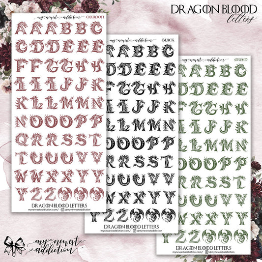 Dragon Blood Letters
