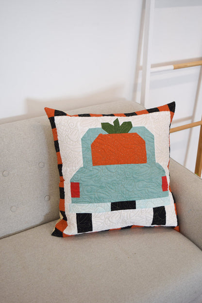 Giant Pumpkin Harvest Pillow Fabric Kit