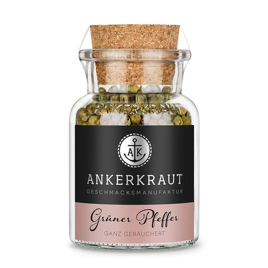 Grüner Pfeffer ganz geräuchert