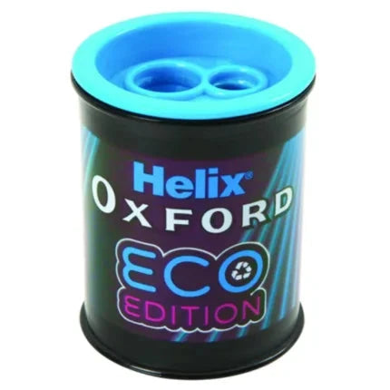 Helix, Oxford Pencil Sharpener, Double Hole Barrel - 5060375970044 Pie's Variety Store