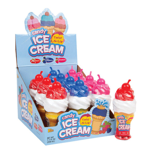 Ice Cream Candy Twist-n-Lik - 12ct