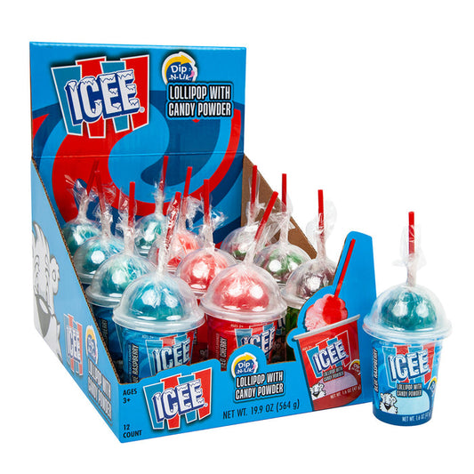 ICEE Dip-n-Lik Lollipop with Candy Powder - 12ct