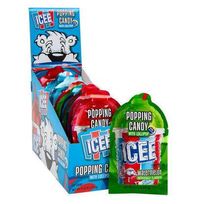 ICEE Popping Candy with Lollipop - 18ct