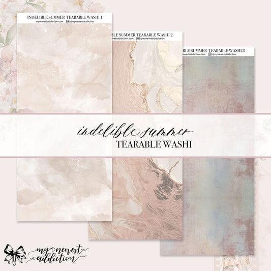 Indelible Summer Tearable Washi