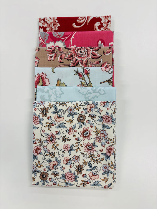 Jane Austen At Home Fat Quarter Fabric Bundle (6)
