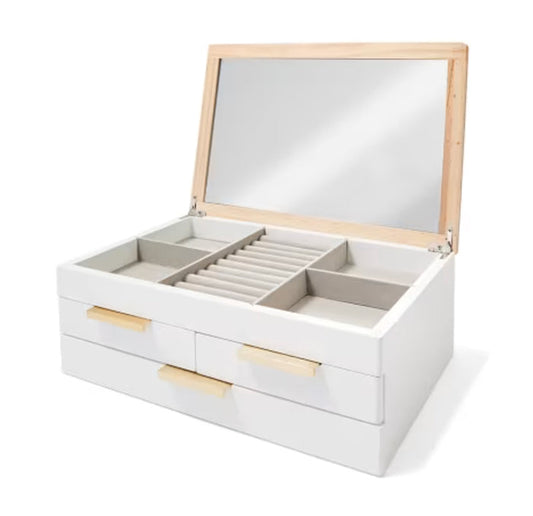 Jewellery Box-3 Tier/Oak-Look/Anko
