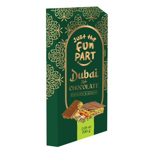 Just the Fun Part Dubai Chocolate Candy Bars - 6 Count