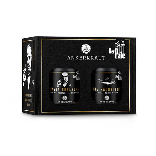 La Famiglia Gewürz-Box vor weißem Hintergrund
