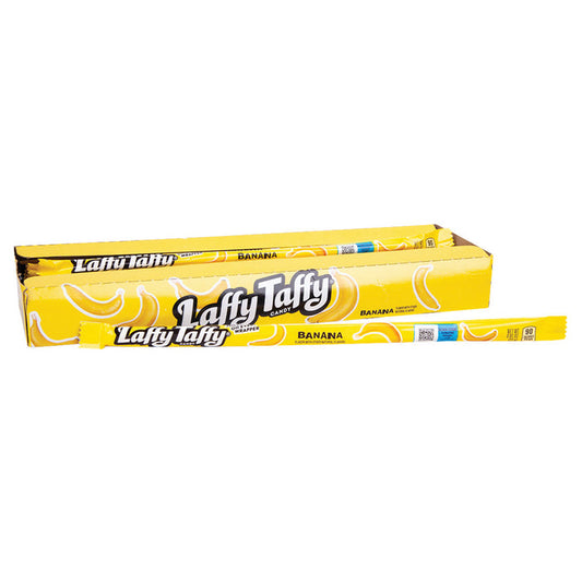 Laffy Taffy Banana Ropes Candy - 24 Count